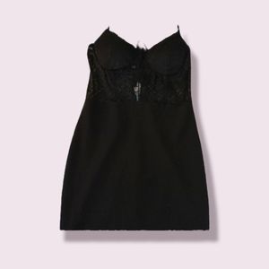 Privy, M, Black Dress